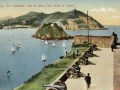 San Sebastián : isla de Santa Clara desde el castillo