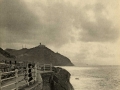 San Sebastián : monte Igeldo visto desde el paseo Príncipe de Asturias