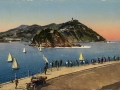 San Sebastián : isla de Sta Clara y monte Igueldo