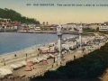 San Sebastián : vista parcial del paseo y playa de la Concha