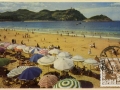 San Sebastián : vista parcial de la playa = vue partielle de la plage = the beach, partiel view