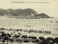 San Sebastián : playas de baños y regatas de balandros en la bahía / Cliché González