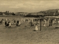 San Sebastián : escenas de la playa