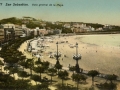 San Sebastián : vista general de la playa