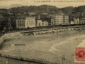 San Sebastián : el voladizo y la playa de la Concha
