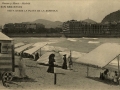 San Sebastián : vista desde la playa de la Zurriola