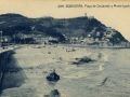 San Sebastián : playa de Ondarreta y monte Igueldo