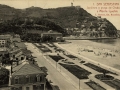 San Sebastián : jardines y playa de Ondarreta y monte Igueldo