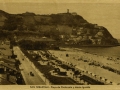 San Sebastián : playa de Ondarreta y monte Igueldo