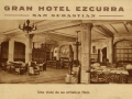San Sebastián : Gran Hotel Ezcurra : una vista de su artístico hall