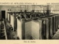 San Sebastián : regimiento de artillería pesada n.º 3 : sala de duchas