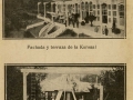 Martutene : fachada y terraza de la Kursaal ; Martutene : los recreos infantiles del parque