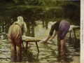 San Sebastián : lavanderas en el Urumea = Saint Sébastien : blachisseuses a l'Urumea