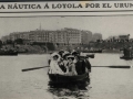 Jira [sic] náutica a Loyola por el Urumea