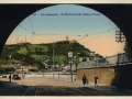 San Sebastián : el monte Igueldo desde el túnel