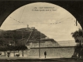 San Sebastián : el monte Igueldo desde el túnel