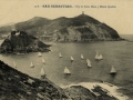 San Sebastián : isla de Santa Clara y monte Igueldo / Cliché González