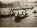 San Sebastián : traineras en la bahía de la Concha