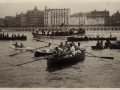 San Sebastián : traineras en la bahía de la Concha