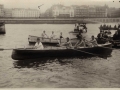 San Sebastián : traineras en la bahía de la Concha