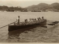 San Sebastián : trainera en la bahía de la Concha