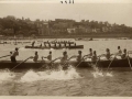 San Sebastián : regata de traineras en la bahía de la Concha