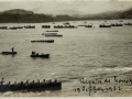 San Sebastián : regata de honor en la bahía de la Concha