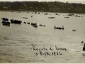 San Sebastián : regata de honor en la bahía de la Concha