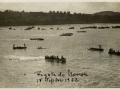 San Sebastián : regata de honor en la bahía de la Concha