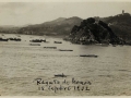 San Sebastián : regata de honor en la bahía de la Concha