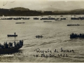 San Sebastián : regata de honor en la bahía de la Concha