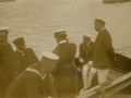 San Sebastián : Alfonso XIII en el embarcadero del Club Náutico