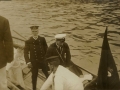 San Sebastián : Alfonso XIII en el embarcadero del Club Náutico