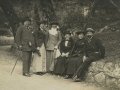 Cauterets : grupo de amigos