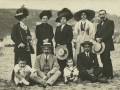 San Sebastián : foto familiar en la playa de la Concha