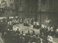San Sebastián : procesión frente a la iglesia de Santa María