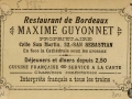 San Sebastián : Restaurant de Bordeaux, Maxime Guyonnet propietaire : calle San Martín 22