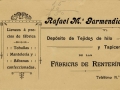 Rafael Mª Garmendia : depósito de tejidos de hilo y tapicería de las fábricas de Rentería