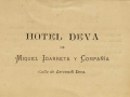 Deva : hotel Deva de Miguel Idarreta y Compañía, calle Lersundi
