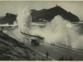 San Sebastián : enormes olas en el Paseo Nuevo