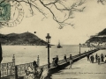 San Sebastián : vista del puerto y entrada a la bahía