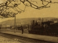 San Sebastián : vista tomada del interior de la estación