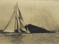 San Sebastián : balandro en la bahía de la Concha
