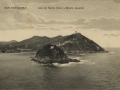 San Sebastián : isla de Santa Clara y moute [sic] Igueldo
