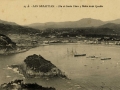 San Sebastián : isla de Santa Clara y bahía desde Igueldo / Cliché Gonzalez