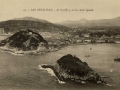 San Sebastián : el castillo y la isla desde Igueldo