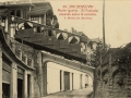 San Sebastián : monte Igueldo : el funicular pasando sobre la carretera
