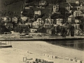 San Sebastián : playa de Ondarreta y chalets de Igueldo
