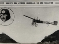 Muerte del aviador Hanouille, en San Sebastián