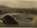 San Sebastián : embarcaciones en la bahía de la Concha